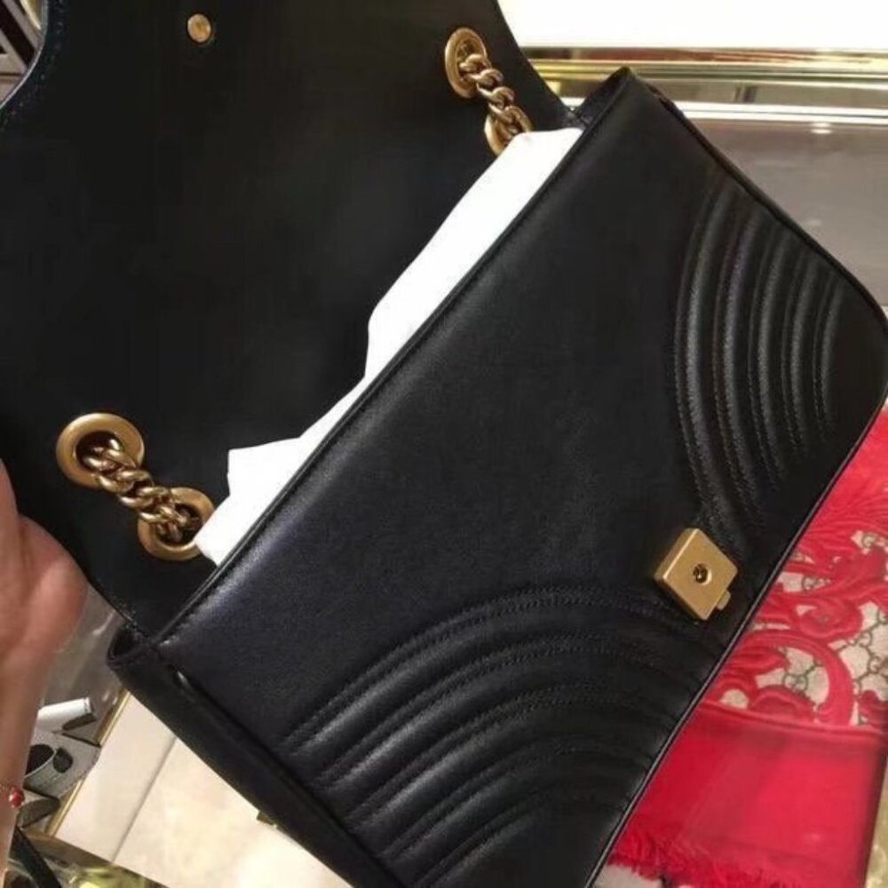 NWT Gucci 443497 Marmont Gmall Matelasse Shoulder Bag - Picture 7 of 7